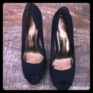 Jessica Simpson Peep Toe Heels Size 7.5